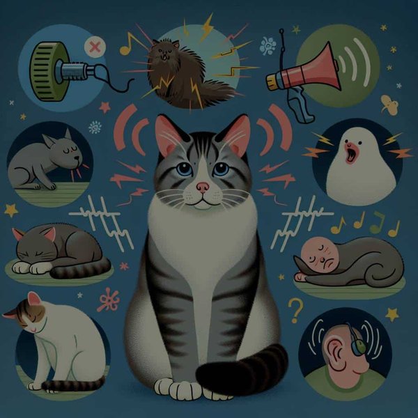 Quels sont les signes d'une sensibilité au bruit chez les chats et comment y remédier ?